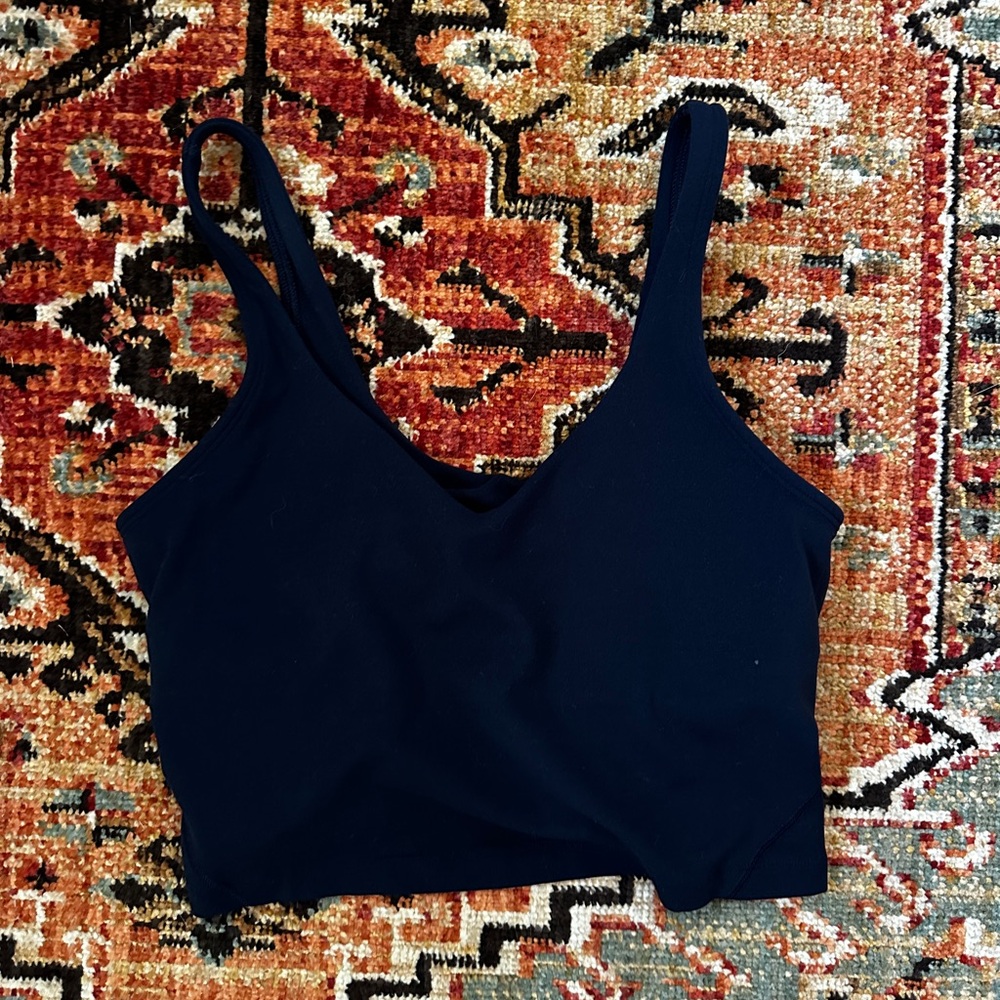 Lululemon Align Bra Navy Blue Gently Used Size 6